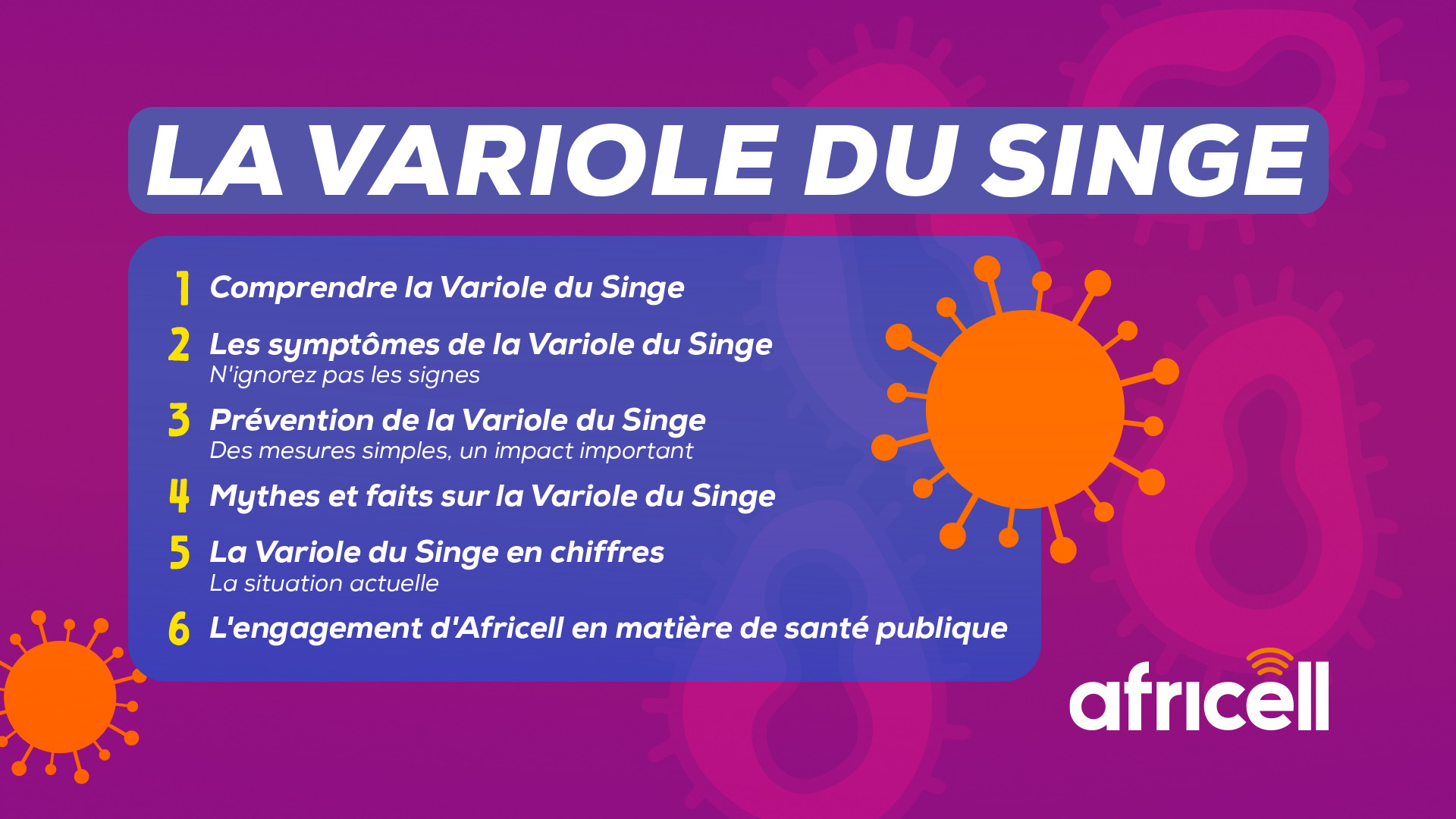 La variole du singe: Un enjeu de santé publique mondial